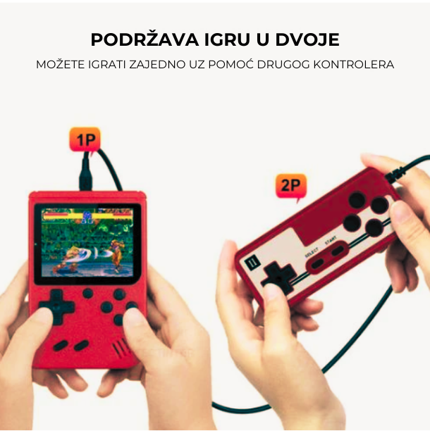 Retro Zabava: RetroPlay Konzola sa 400 Igara i TV Povezivanjem