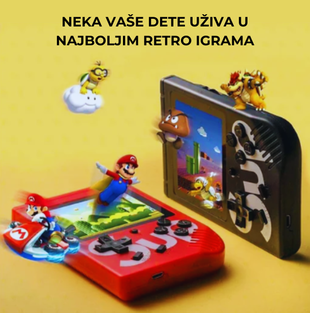 Retro Zabava: RetroPlay Konzola sa 400 Igara i TV Povezivanjem