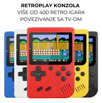 Retro Zabava: RetroPlay Konzola sa 400 Igara i TV Povezivanjem